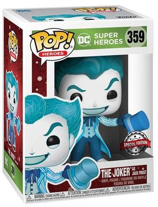 Funko Pop! DC Super Heroes - The Joker as Jack Frost 359 Special Edition + Pop Protector