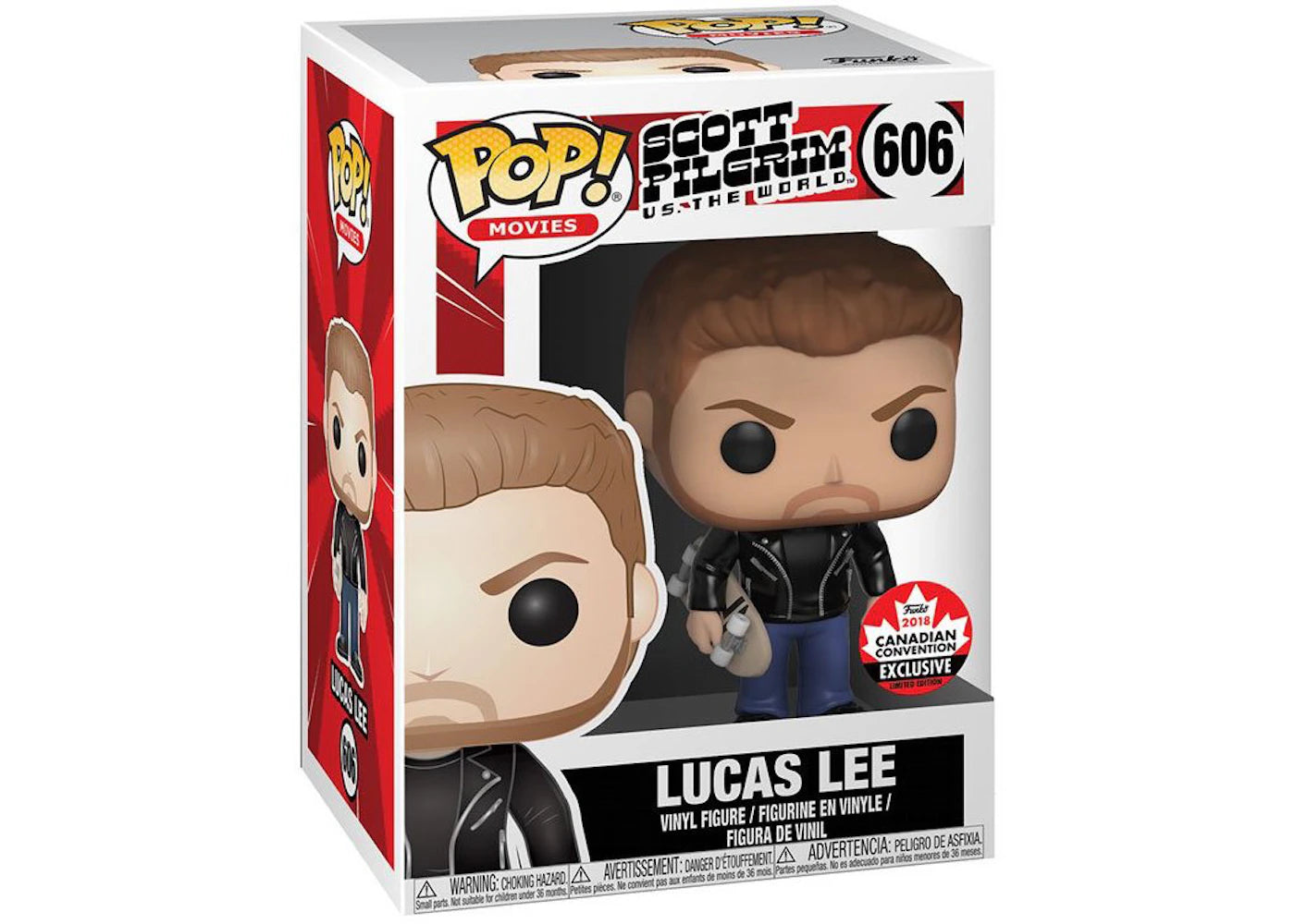 Funko Pop! Scott Pilgrim VS. The World - Lucas Lee 606 Funko 2018 Fan Expo Exclusive (VAULTED) + Free Protector