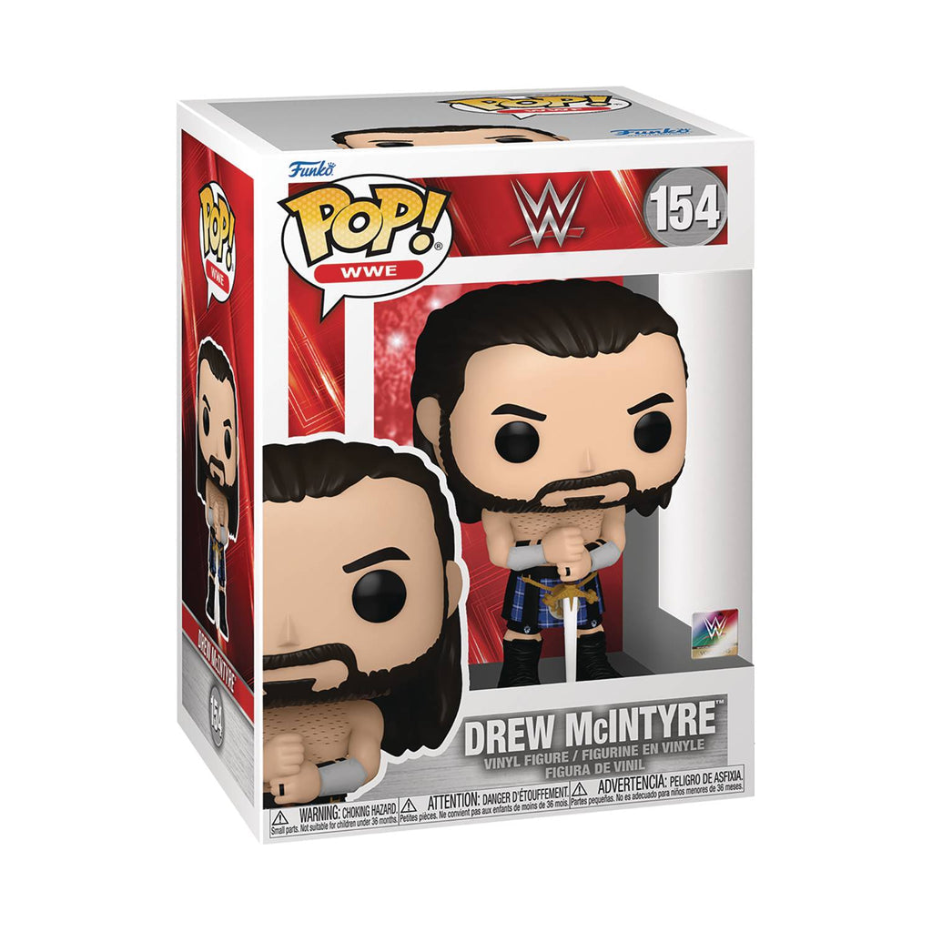 Funko Pop! WWE Drew McIntyre 154 + Free Protector