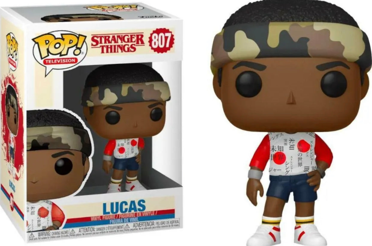 Funko Pop! Netflix Stranger Things Lucas 807 + Free Protector