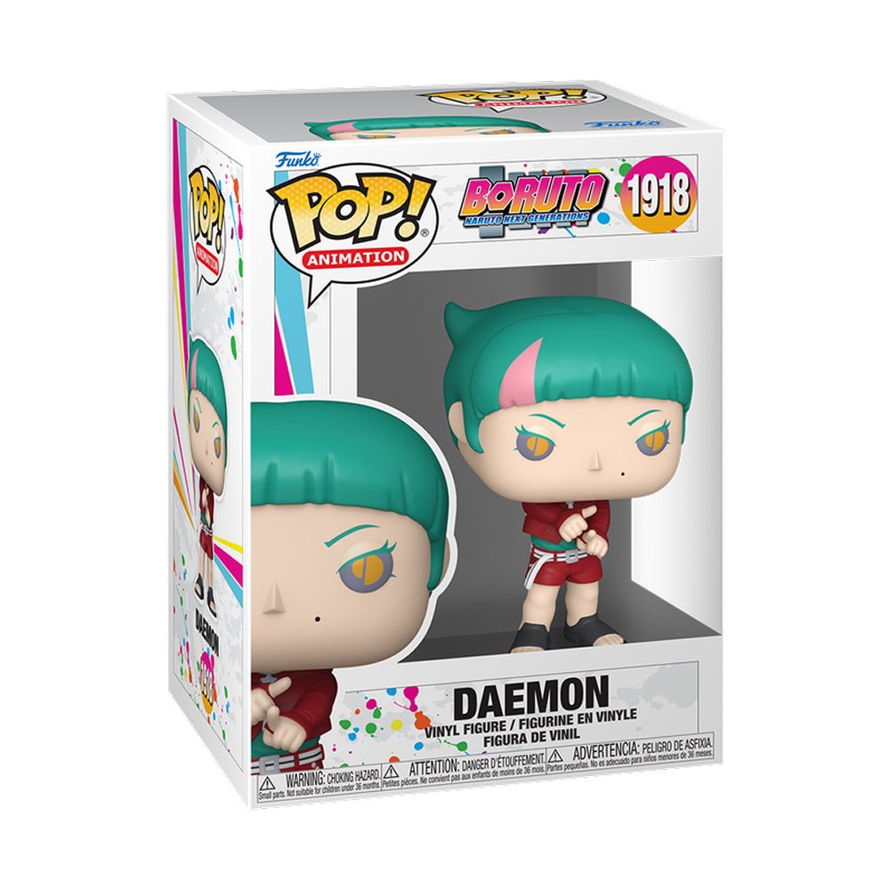 Funko Pop! Boruto Naruto Next Generations - Daemon 1918 Figure + Pop Protector