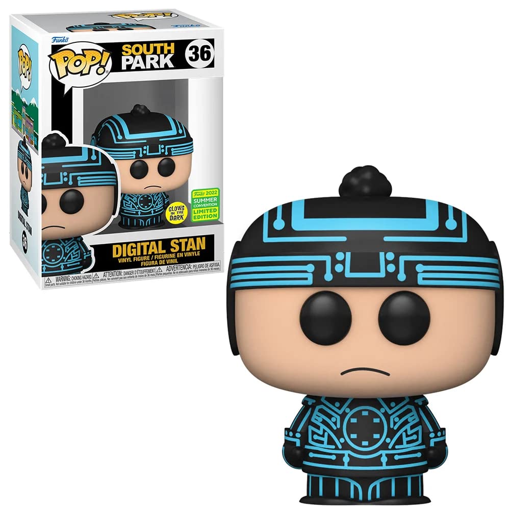 Funko Pop! South Park Digital Stan 36 Glows in the Dark Funko 2022 Summer Convention Exclusive + Protector