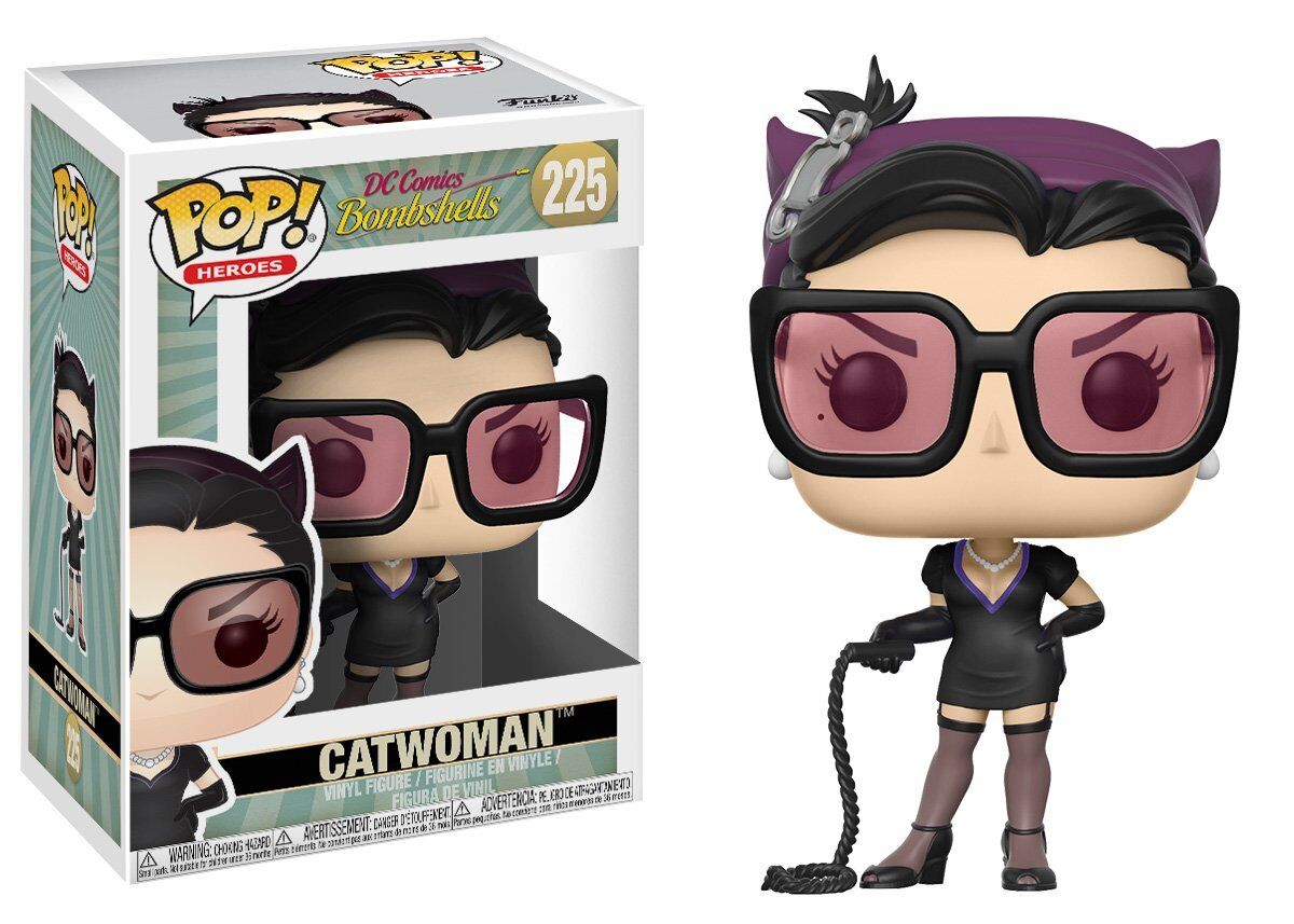 Funko Pop! DC Comics Bombshells : Catwoman 225 + Pop Protector