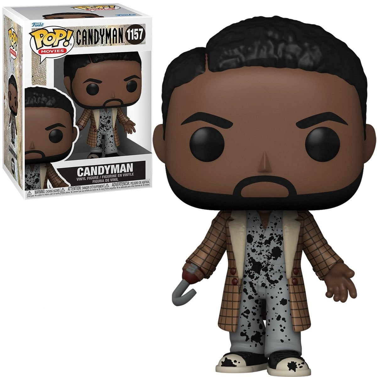 FUNKO Pop! CANDYMAN #1157 Tony Todd Collectible Vinyl Figure + PoP Protector