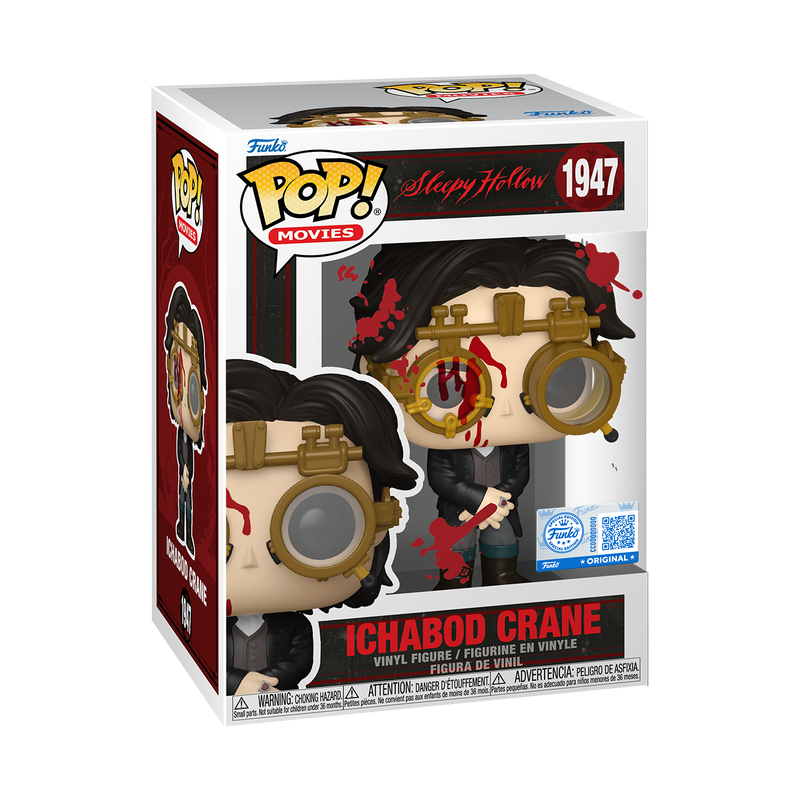Funko Pop! Sleepy Hollow - Ichabod Crane 1947 Funko Special Edition Figure + Pop Protector