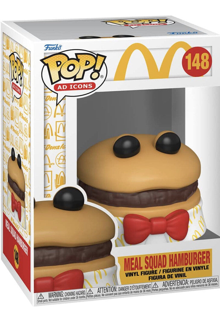 Funko Pop! McDonald’s - Meal Squad Hamburger 148 Figure + Pop Protector