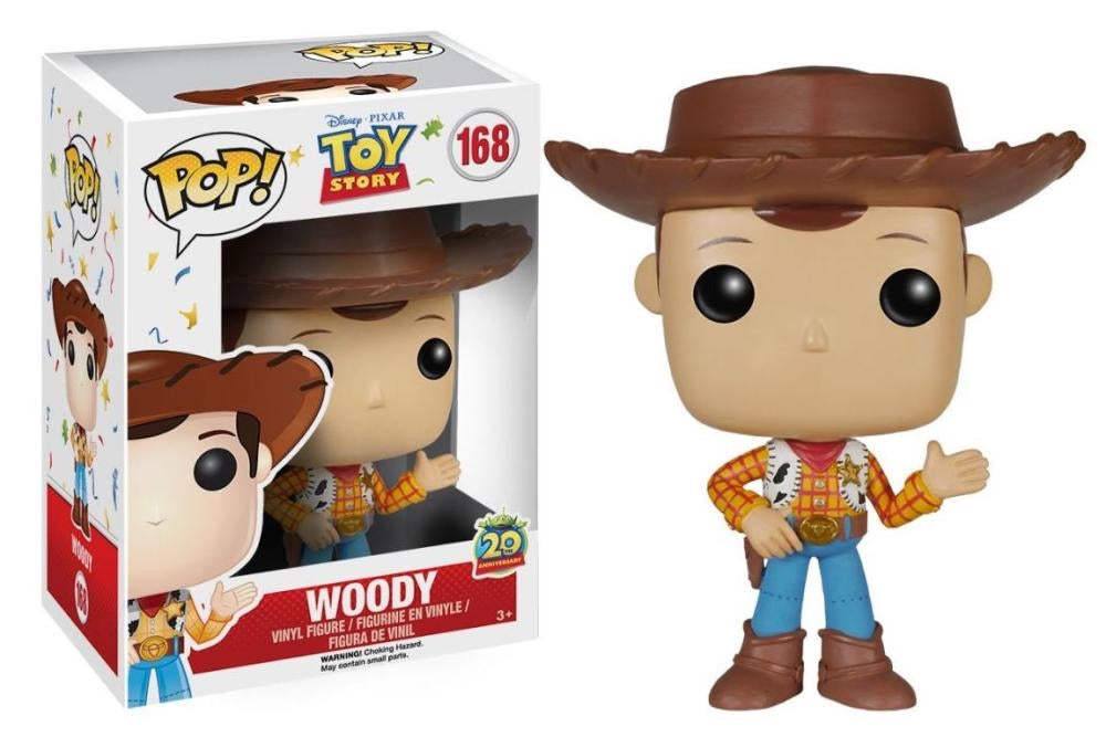 Funko Pop! Disney Pixar Toy Story 20th Anniversary Woody 168 + Free Protector