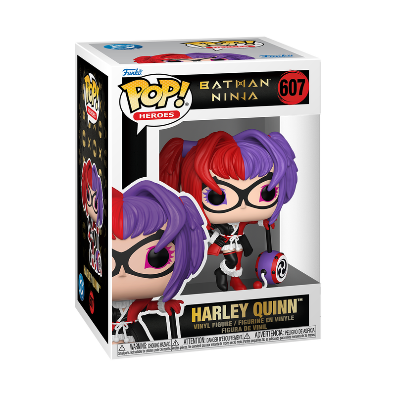 Funko Pop! Batman Ninja - Harley Quinn 607 Figure + Pop Protector