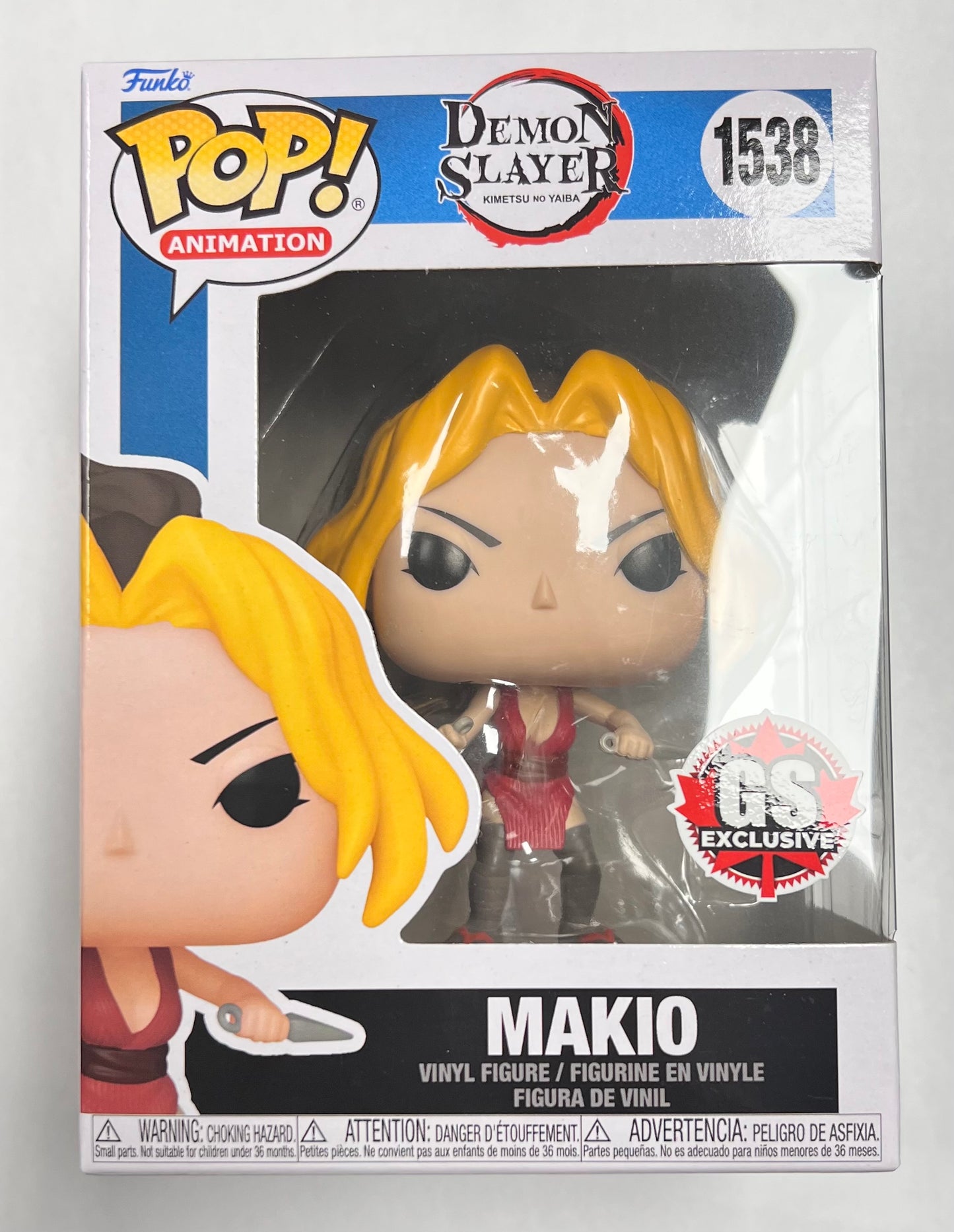 Funko Pop! Demon Slayer : Makio 1538 GameStop Exclusive + Pop Protector