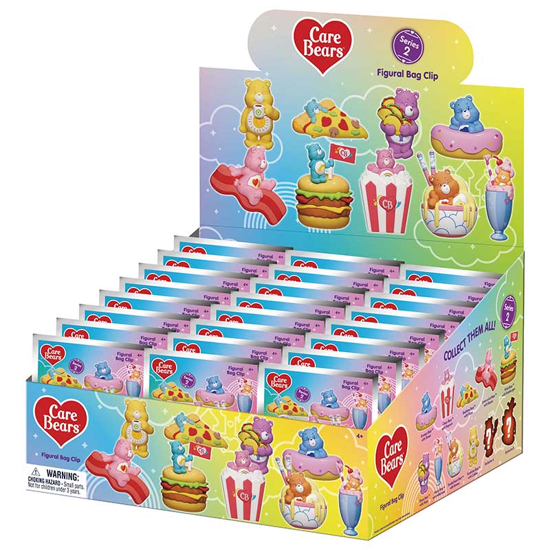Care Bears 3D Figural Keyring Foam Bag Clip Series 2 Mystery Bag (One Variation Chosen at Random)