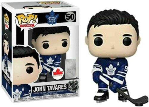 Funko Pop! NHL - John Tavares 50 Figure + Pop Protector (Box Blemish)