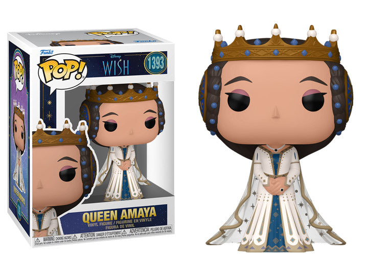 Funko Pop! Disney Wish Queen Amaya 1393 + Free Protector