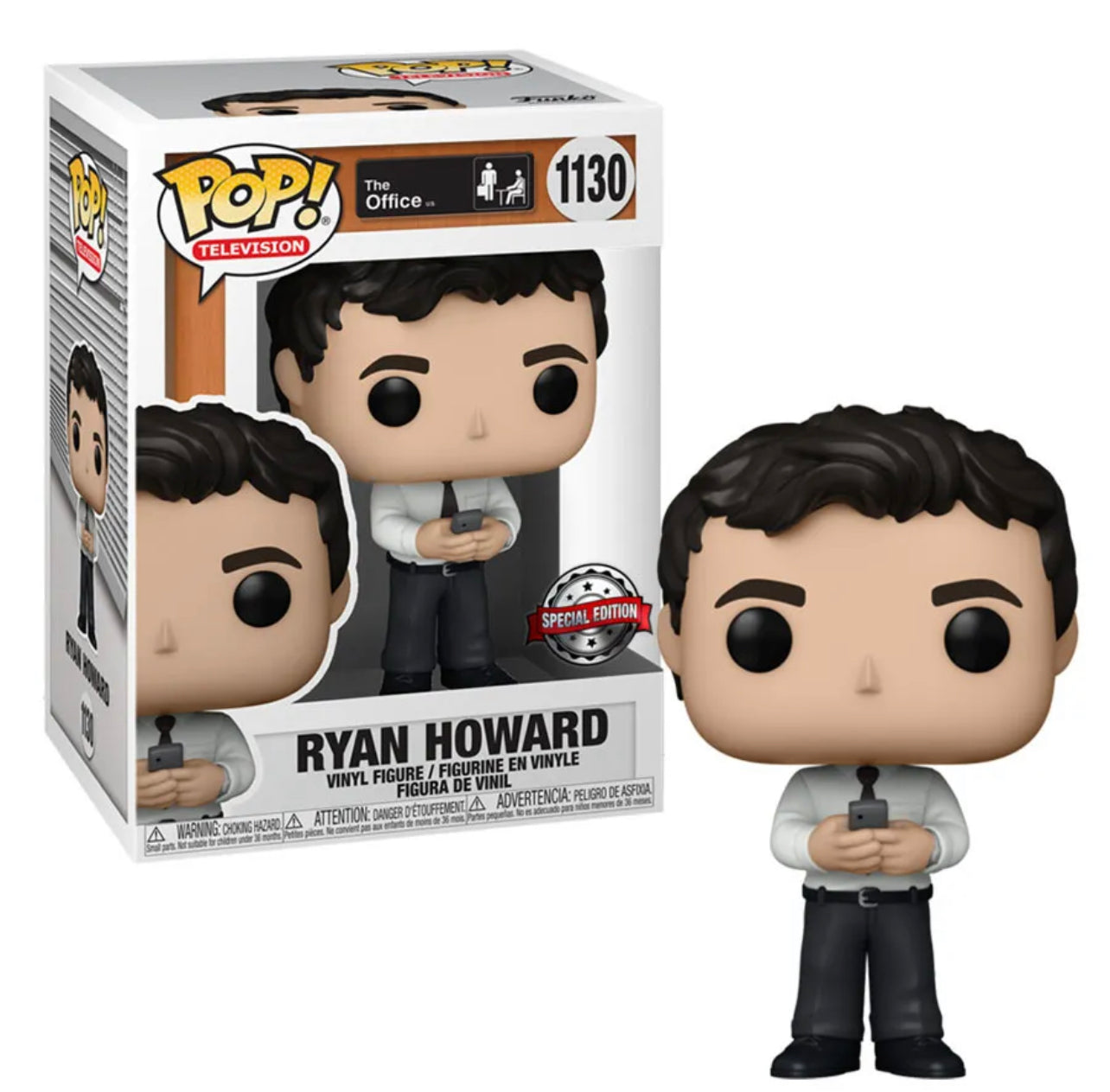 Funko Pop! The Office Ryan Howard 1130 Special Edition + Free Protector
