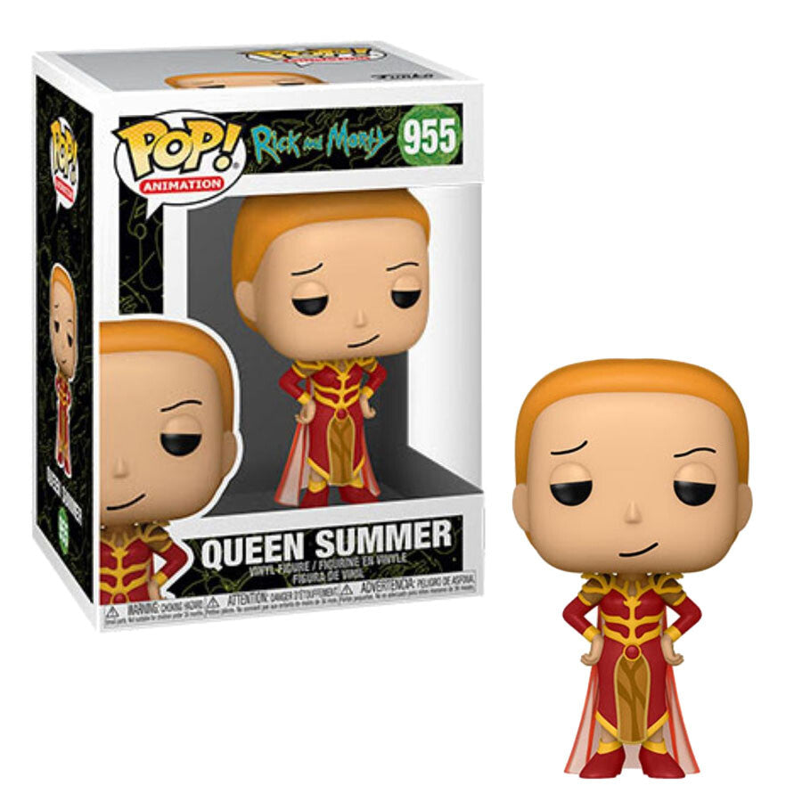 Funko Pop! Rick and Morty : Queen Summer 955 Figure + Pop Protector