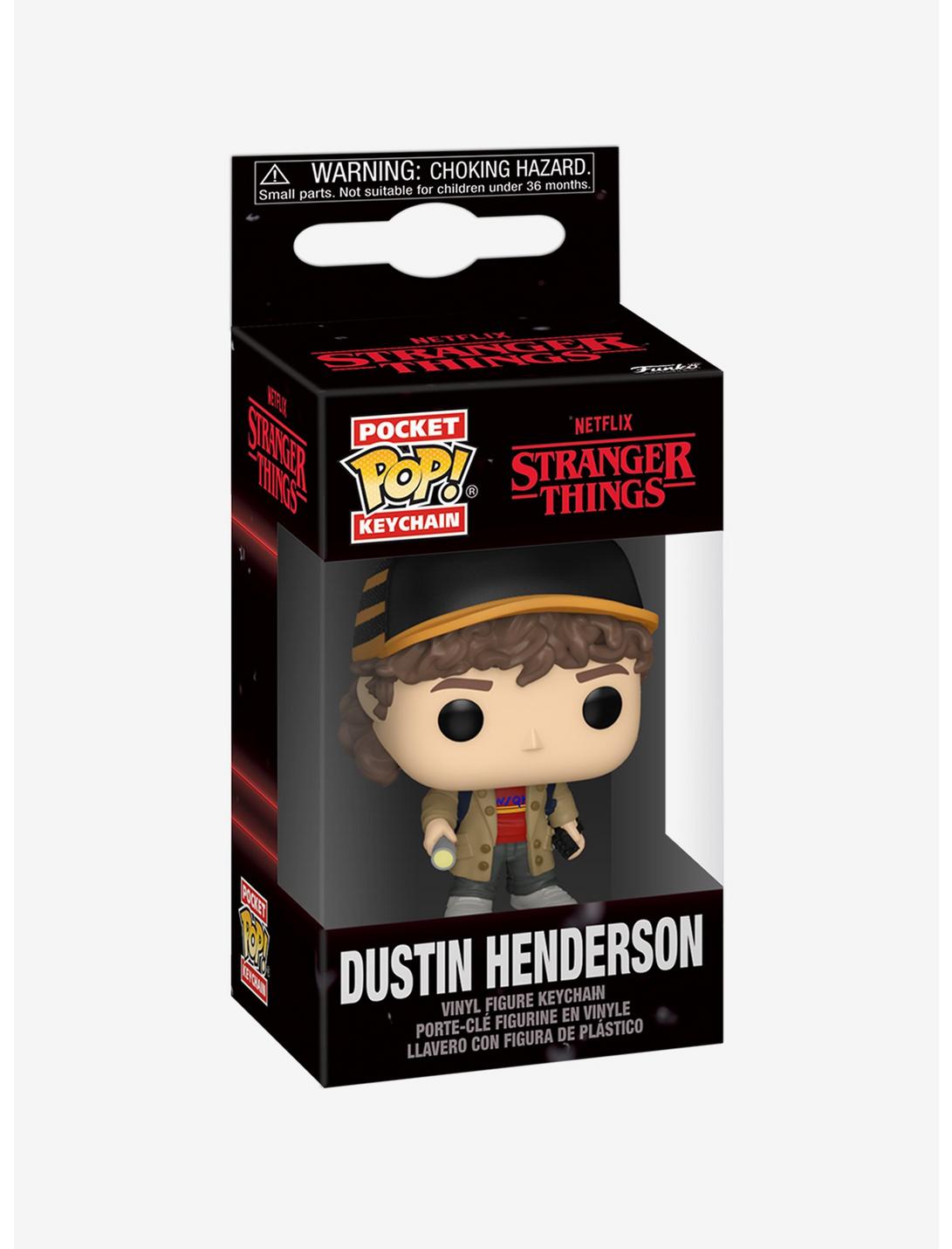 Season 5 Stranger Things Dustin Pocket Pop Keychain Vinyl Figure