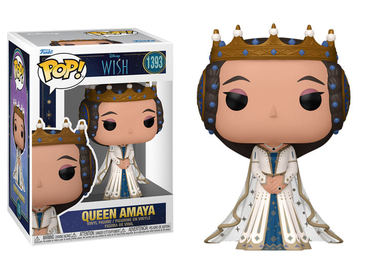 Funko Pop! Disney Wish Queen Amaya 1393 + Free Protector
