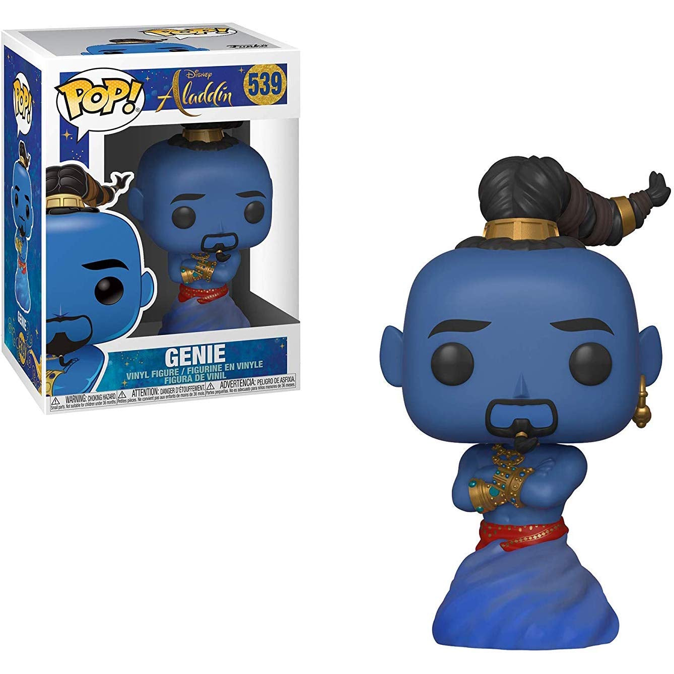 Funko Pop! Disney Aladdin Genie 539 + Free Protector