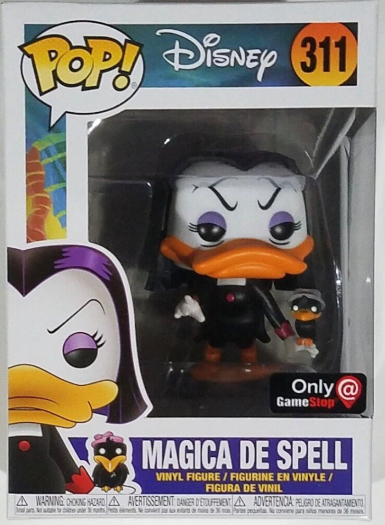 Funko Pop! Disney DuckTales Magica De Spell 311 GameStop Exclusive + Free Protector (VAULTED)