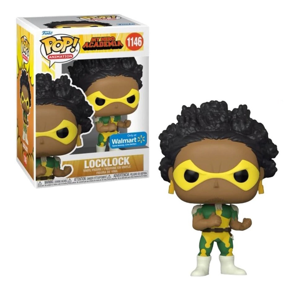 Funko POP! Animation: My Hero Academia #1146 Locklock Walmart Exclusive + PROTECTOR!