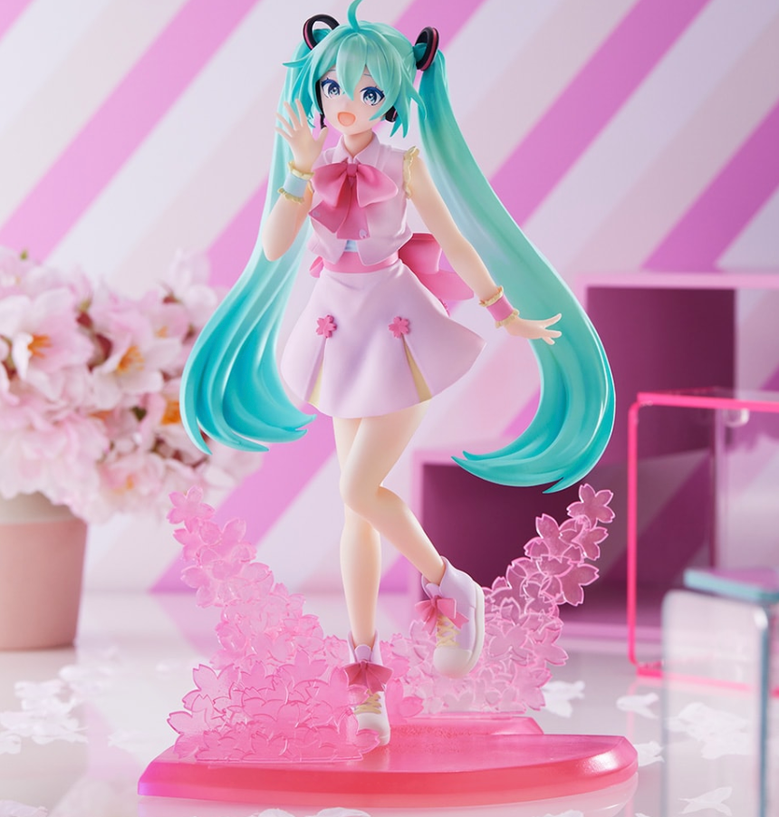 SEGA Hatsune Miku - Sakura Miku Spring Omutatsu Ver. - Luminasta 21cm Statue Figure *New In Box*