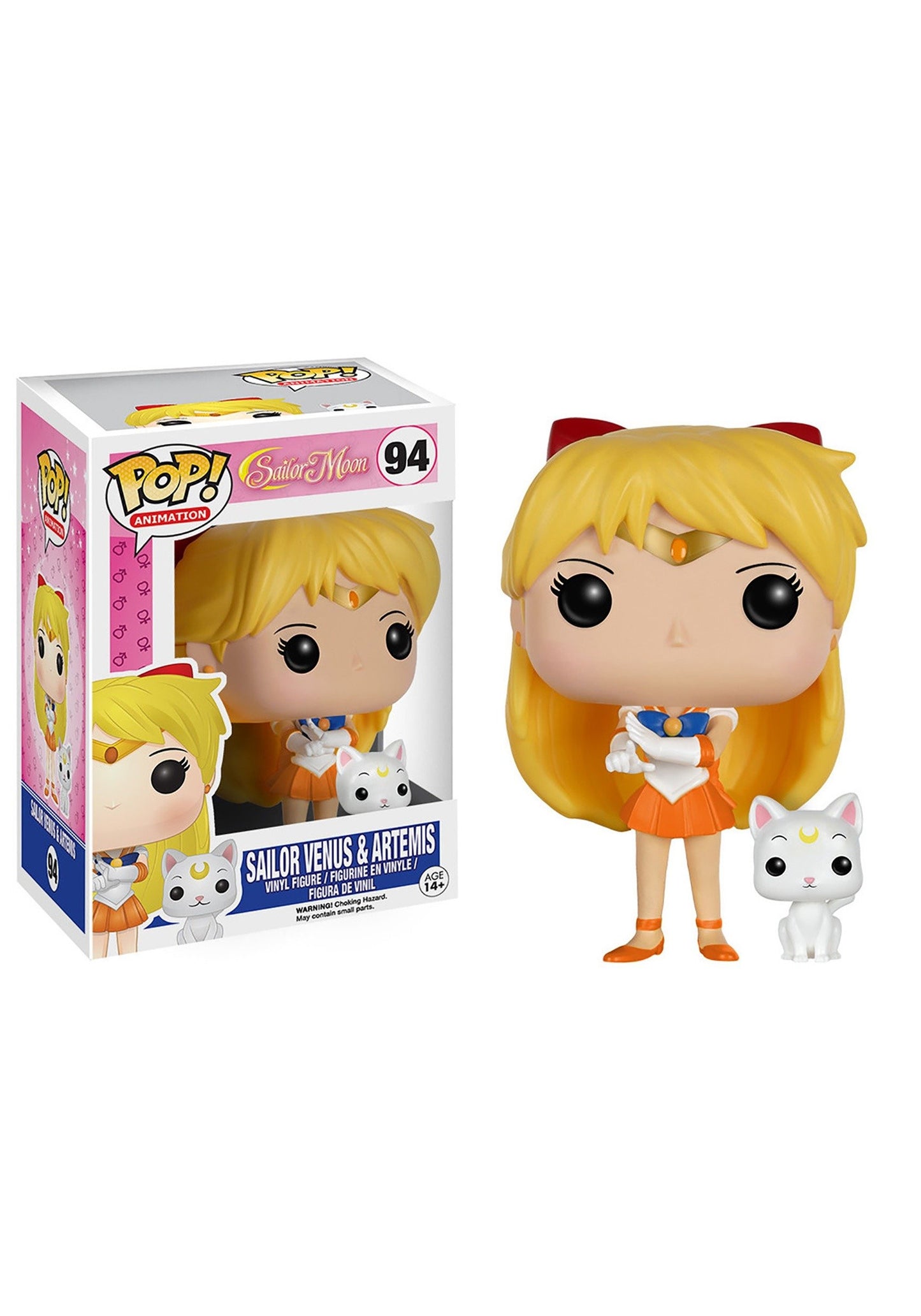 Funko Pop! Sailor Moon - Sailor Venus & Artemis 94 + Free Protector (VAULTED) (window imperfection)