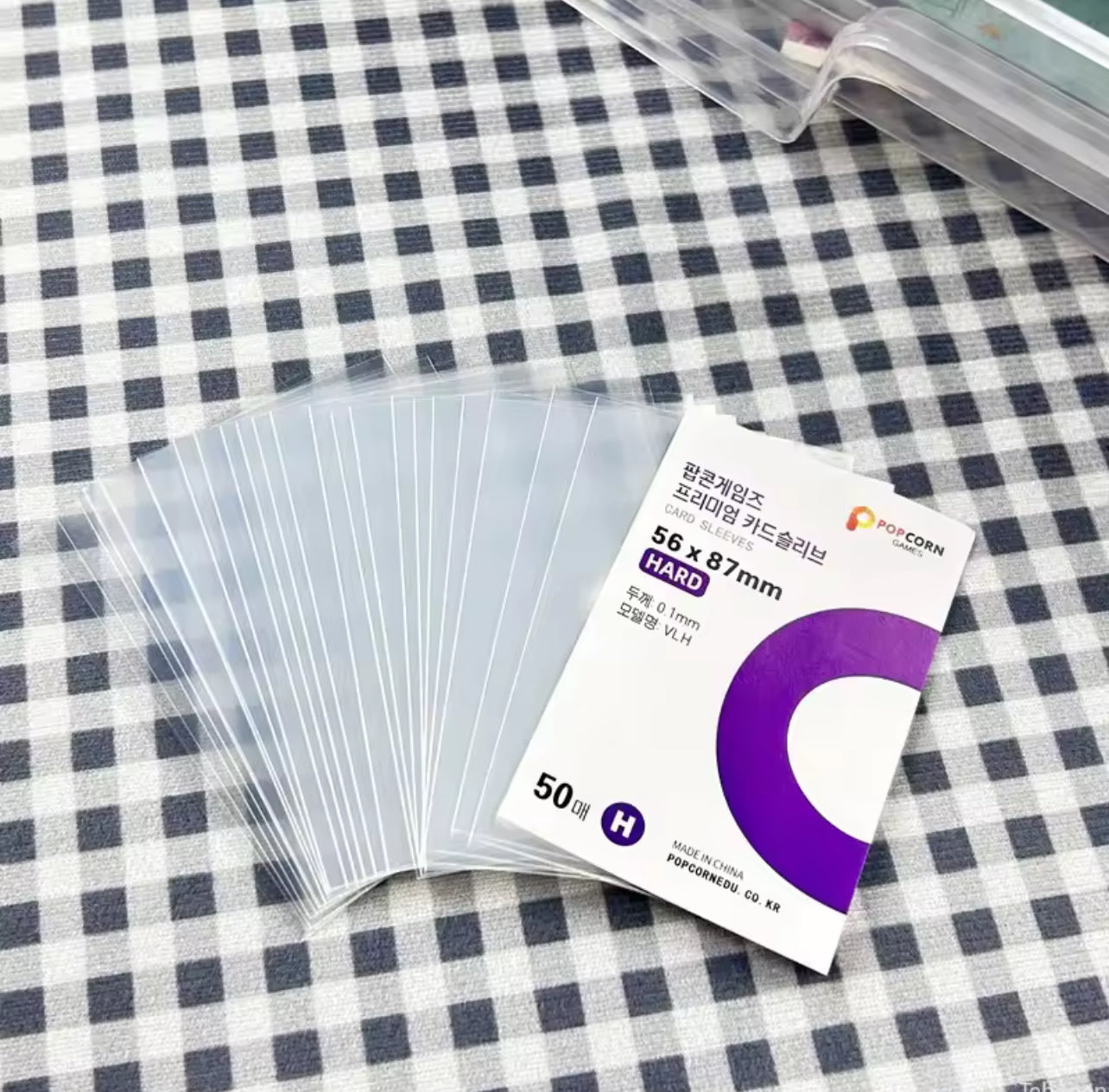 50Pcs Standard Korea Card Sleeves HD Clear K-pop Idol Card Protective Sleeve Photcards Protector Photo Card Holder