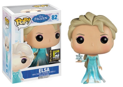 Funko Pop! Disney Frozen Elsa 82 Funko San Diego International Comic Con Exclusive (VAULTED) + Free Protector