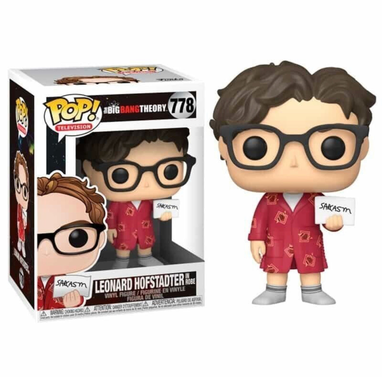 Funko Pop! The Big Bang Theory Leonard Hofstadter in Robe 778 + Protector