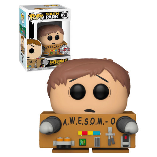 Funko Pop! South Park Awesom-o 29 Special Edition (VAULTED) + Pop Protector