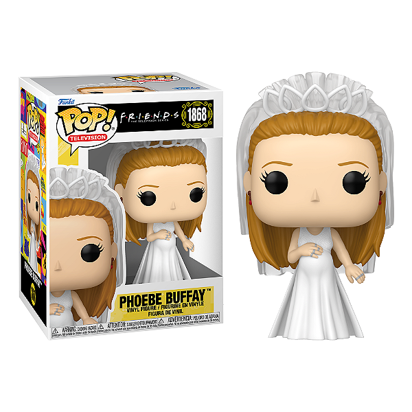 Friends Phoebe Buffay WEDDING DRESS Funko Pop! Vinyl Figure #1868+ Protector