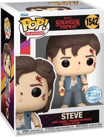 Funko Pop! Netflix Stranger Things - Steve 1542 Funko Special Edition + Protector