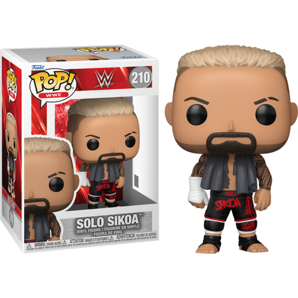 Funko Pop! WWE - Solo Sikoa 210 Figure + Pop Protector
