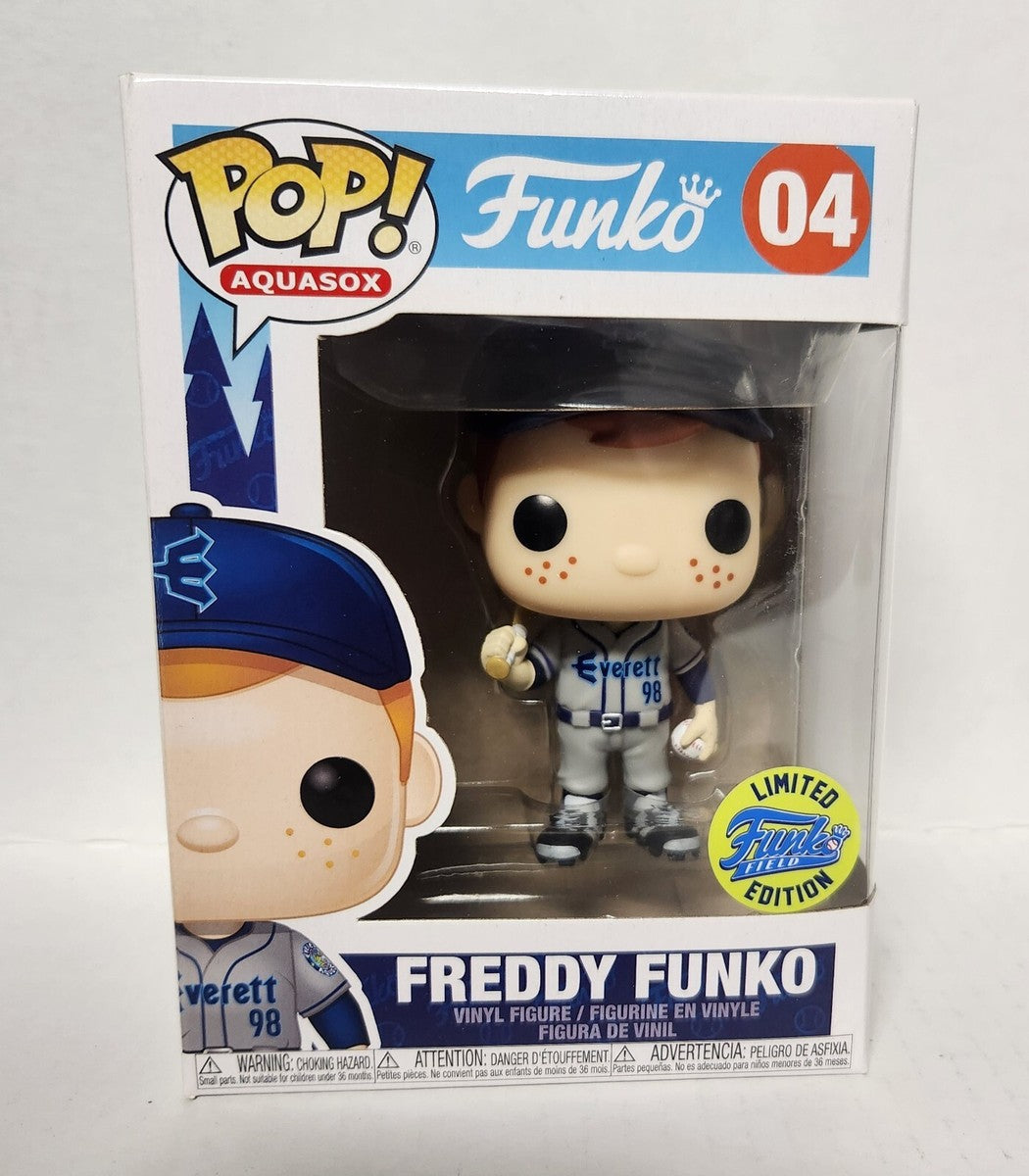 Funko Pop! Aquasox #04 Freddy Funko Limited Funko Field Edition Exclusive + Protector
