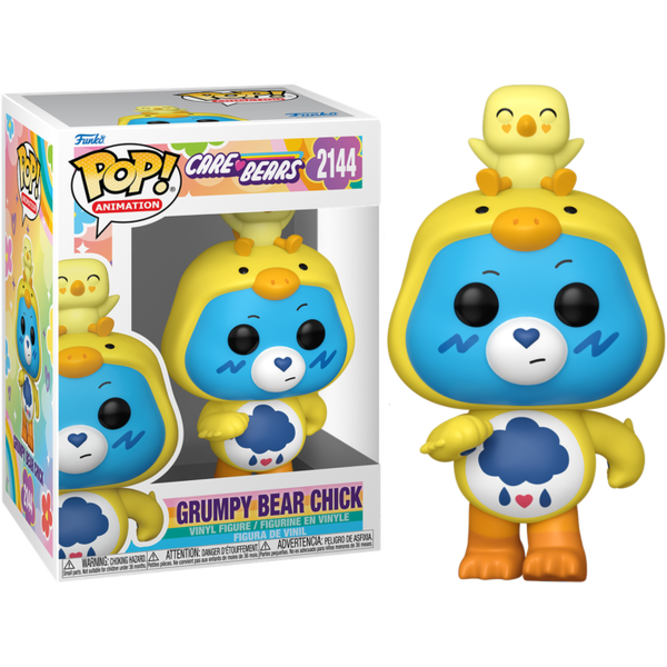 Funko Pop! Care Bears - Grumpy Bear Chick 2144 Figure + Pop Protector