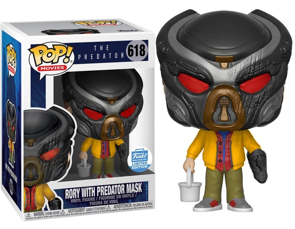Funko POP! Movies: The Predator 618 - Rory with Predator Mask Funko Shop Exclusive + Protector