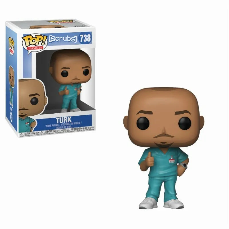 Funko Pop! Scrubs - Turk 738 + Free Protector