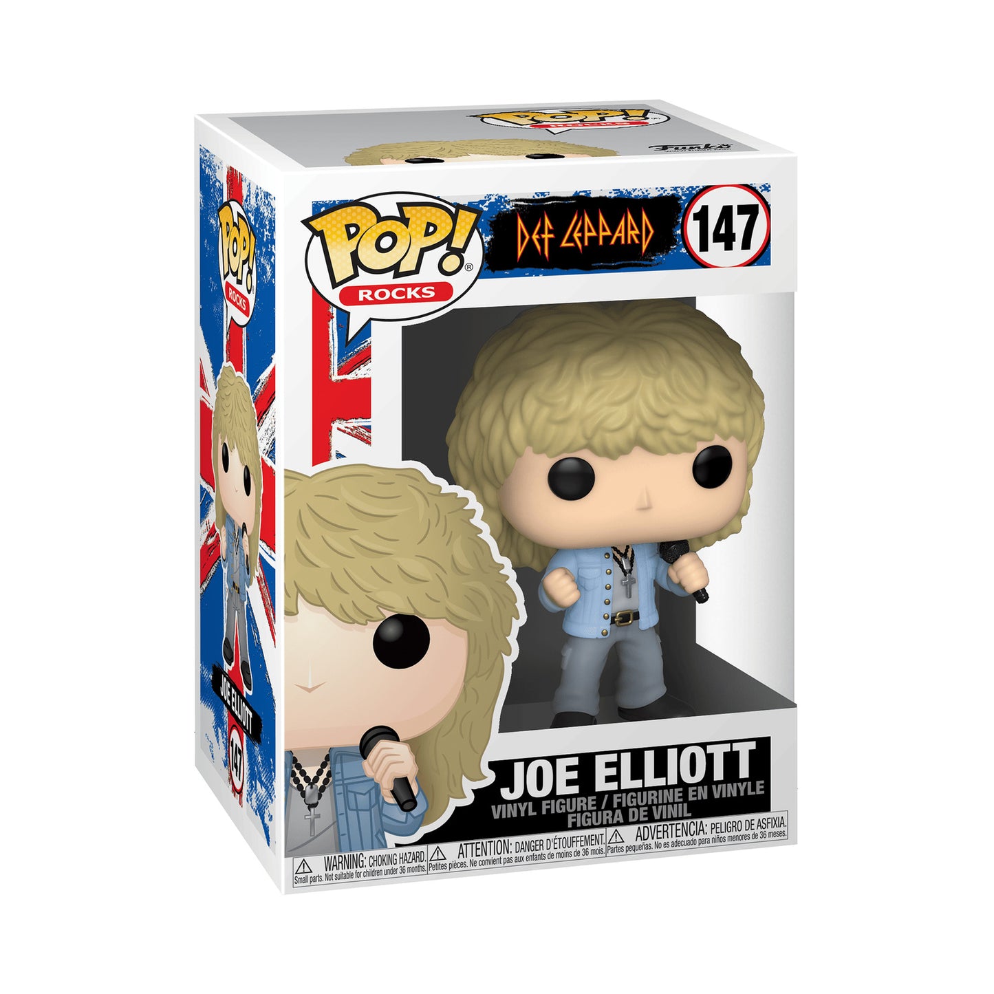 Funko Pop! Def Leppard : Joe Elliott 147 (VAULTED) + Pop Protector