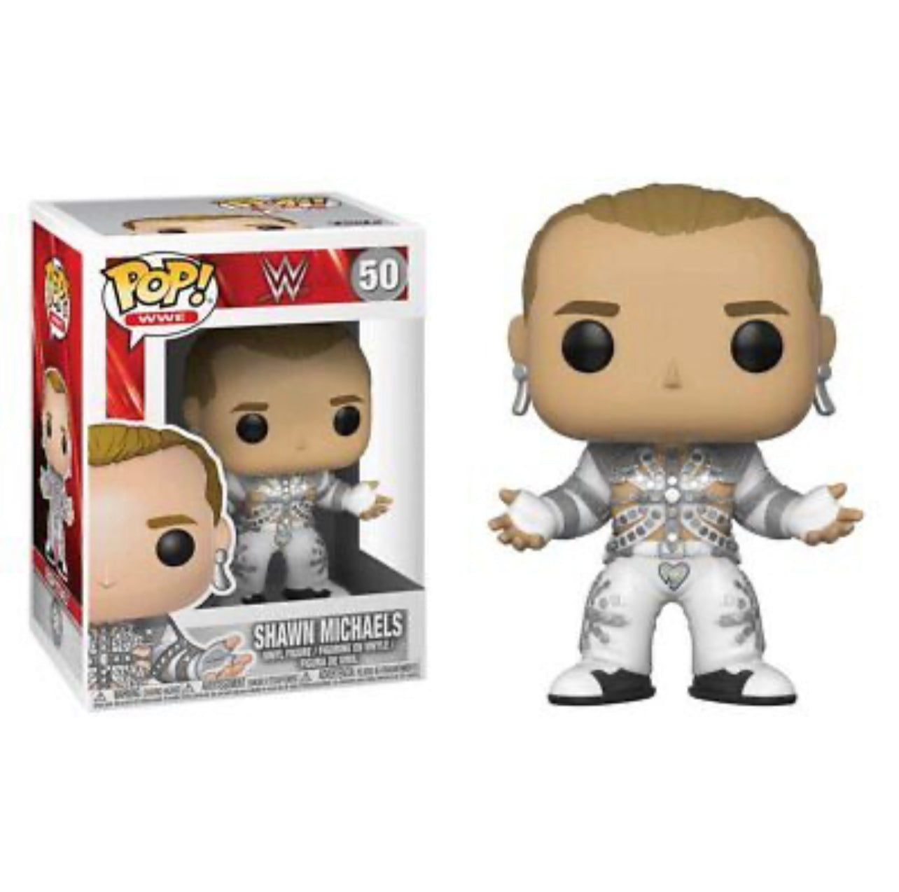 Funko Pop! WWE Shawn Michaels 50 + Free Protector (VAULTED)