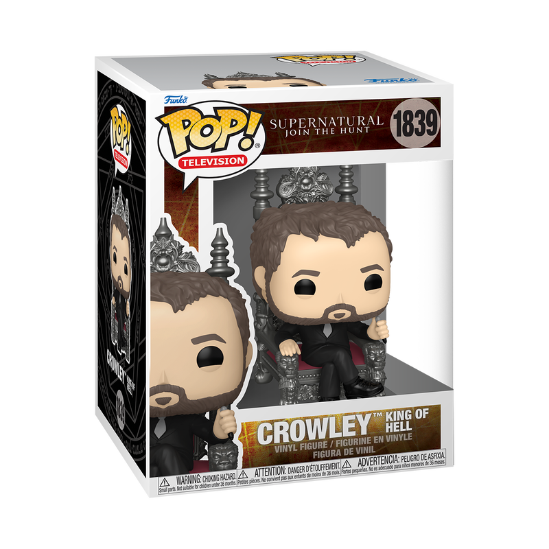 Funko Pop! Supernatural Join The Hunt - Crowley King of Hell 1839 Figure
