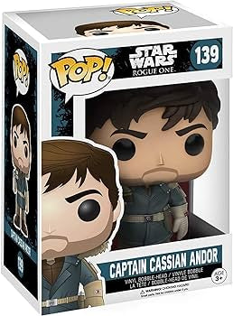Funko Pop! Star Wars Rouge One Captain Cassian Andor 139 + Free Protector
