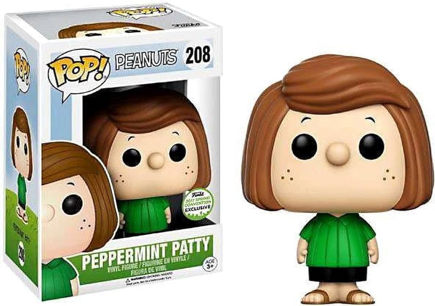 Funko Pop! Peanuts: Peppermint Patty 208 Funko 2017 Spring Convention Exclusive + Free Protector