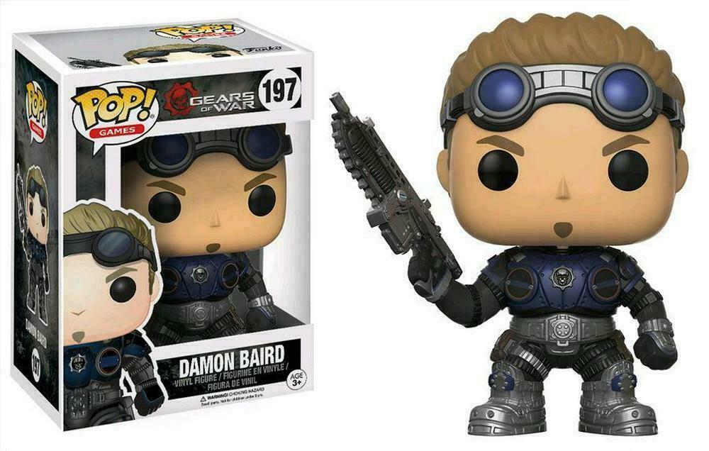 Funko Pop! Gears of War Damon Baird (W/ Armour) 197 (VAULTED) + Free Protector
