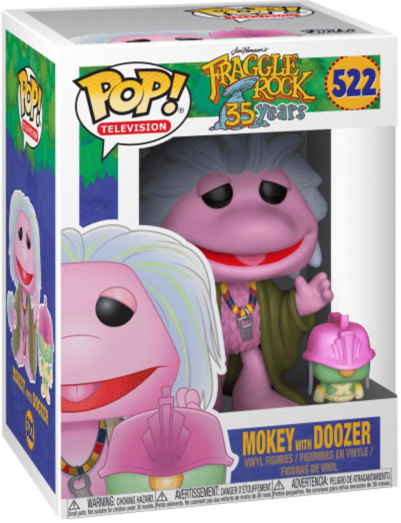 Funko Pop! Jim Henson’s Fraggle Rock 35 Years - Mokey with Doozer 522 + Free Protector (VAULTED)