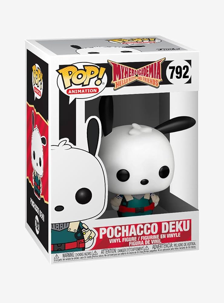 Funko Pop! My Hero Academia X Hello Kitty and Friends Sanrio Pochacco Deku 792 + Free Protector