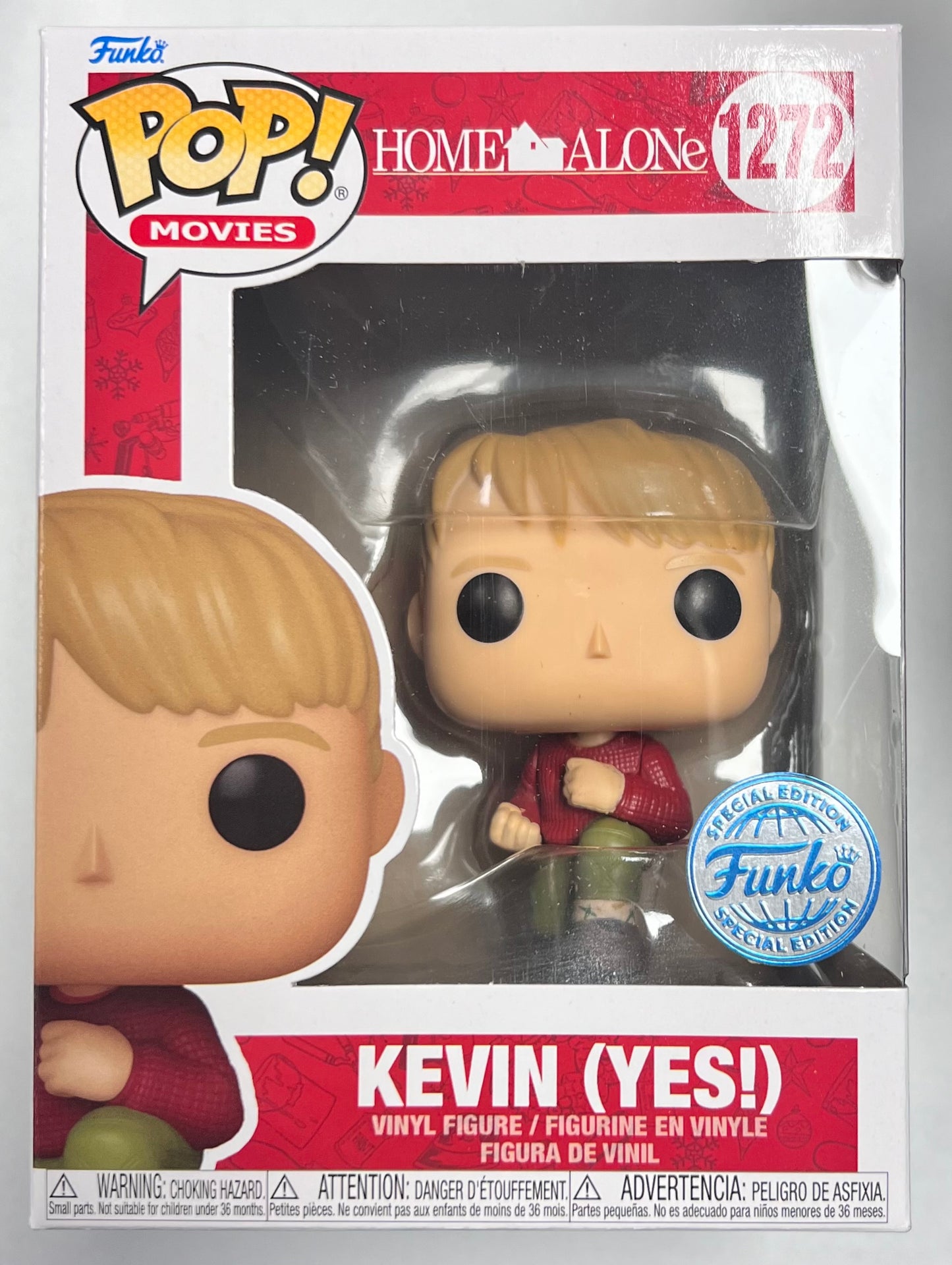 Funko Pop! Home Alone - Kevin (Yes!) 1272 Funko Special Edition + Free Protector