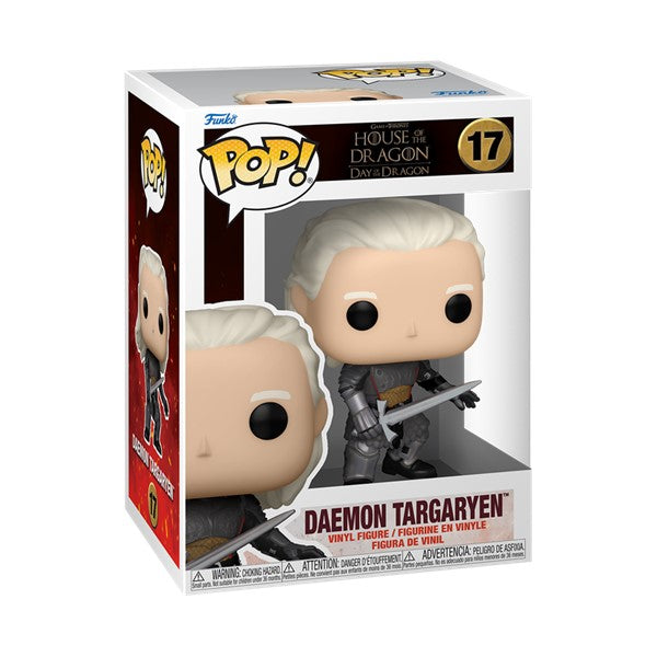 Funko Pop! Game of Thrones House of Dragon Day of the Dragon : Daemon Targaryen 17 + Pop Protector
