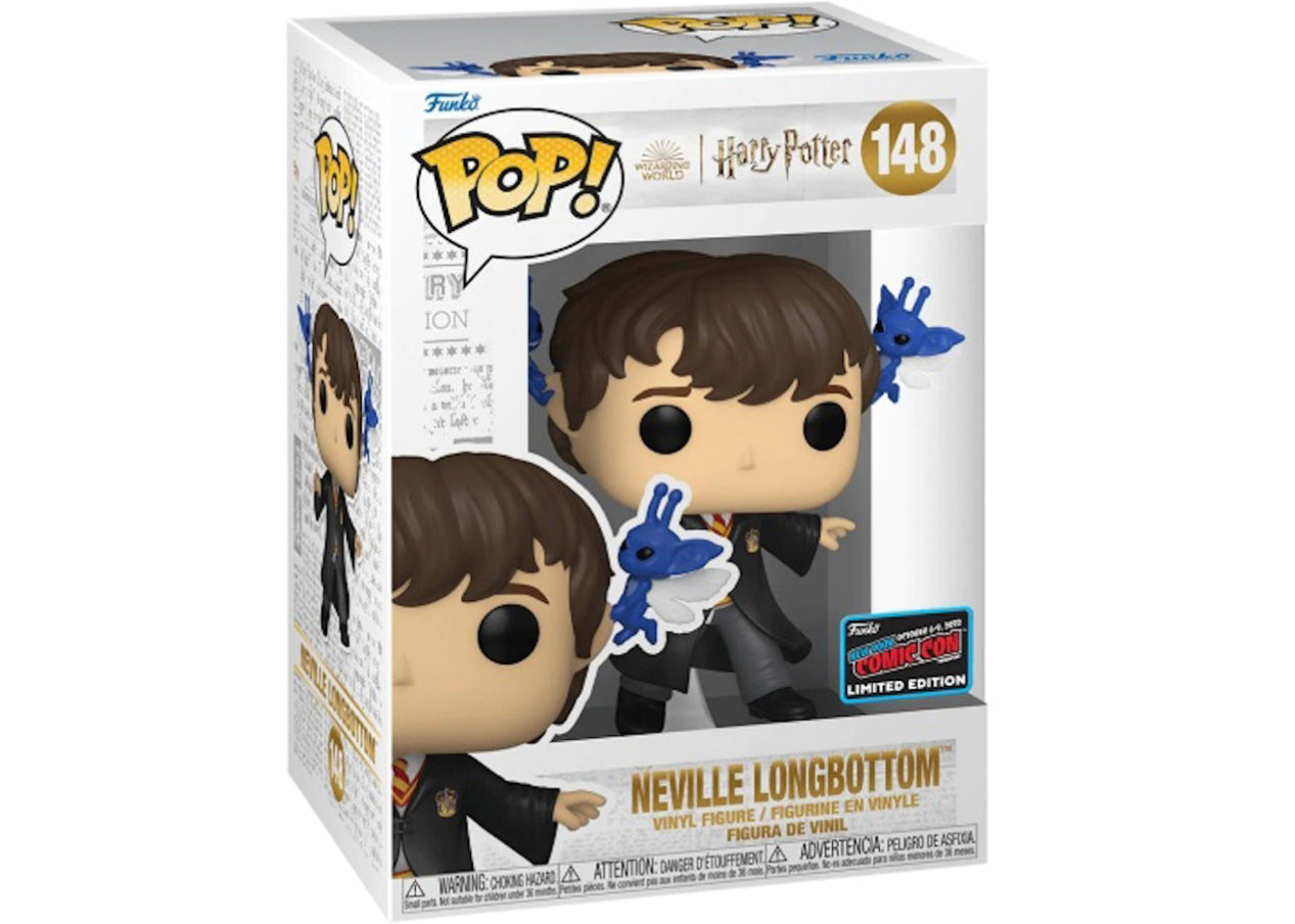 Funko Pop! Wizarding World Harry Potter Neville LongBottom 148 New York Comic Con Exclusive + Free Protector