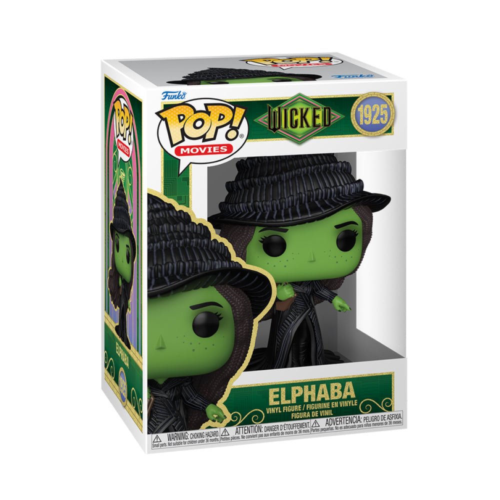 Funko Pop! Wicked - Pop! Elphaba with Grimmerie 1925 Figure + Pop Protector
