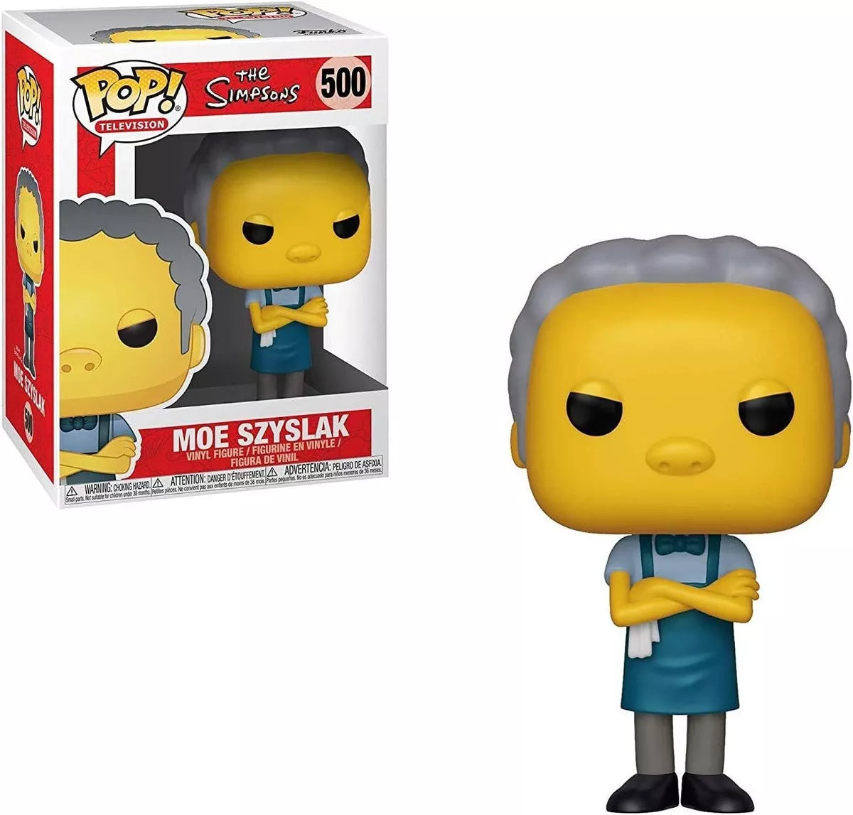 Funko Pop! The Simpsons - Moe Szyslak 500 (VAULTED) + Free Protector
