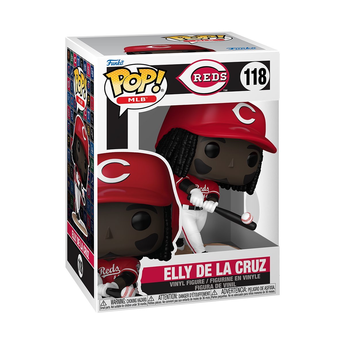 Funko Pop! MLB Reds - Elly De La Cruz 118 + Pop Protector